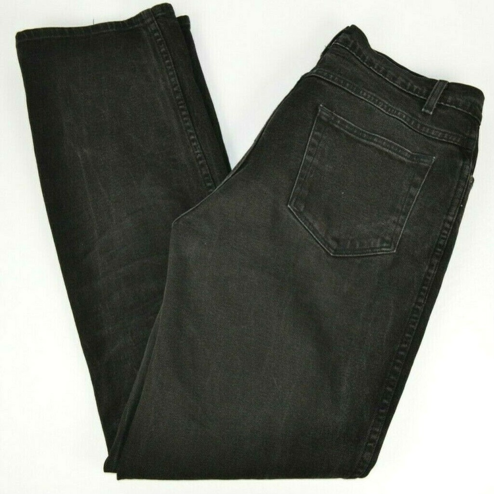 Newport News Jeanology Straight Leg Black Jeans
